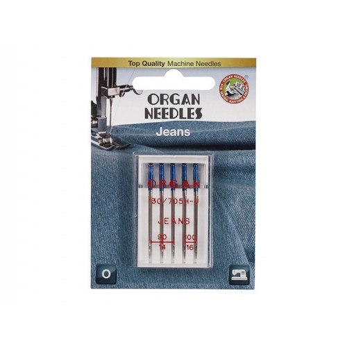 Иглы Organ Jeans №90-100-5шт.